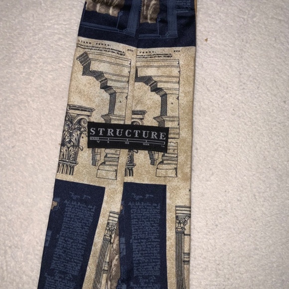 Structure Silk Tie - Picture 3 of 3